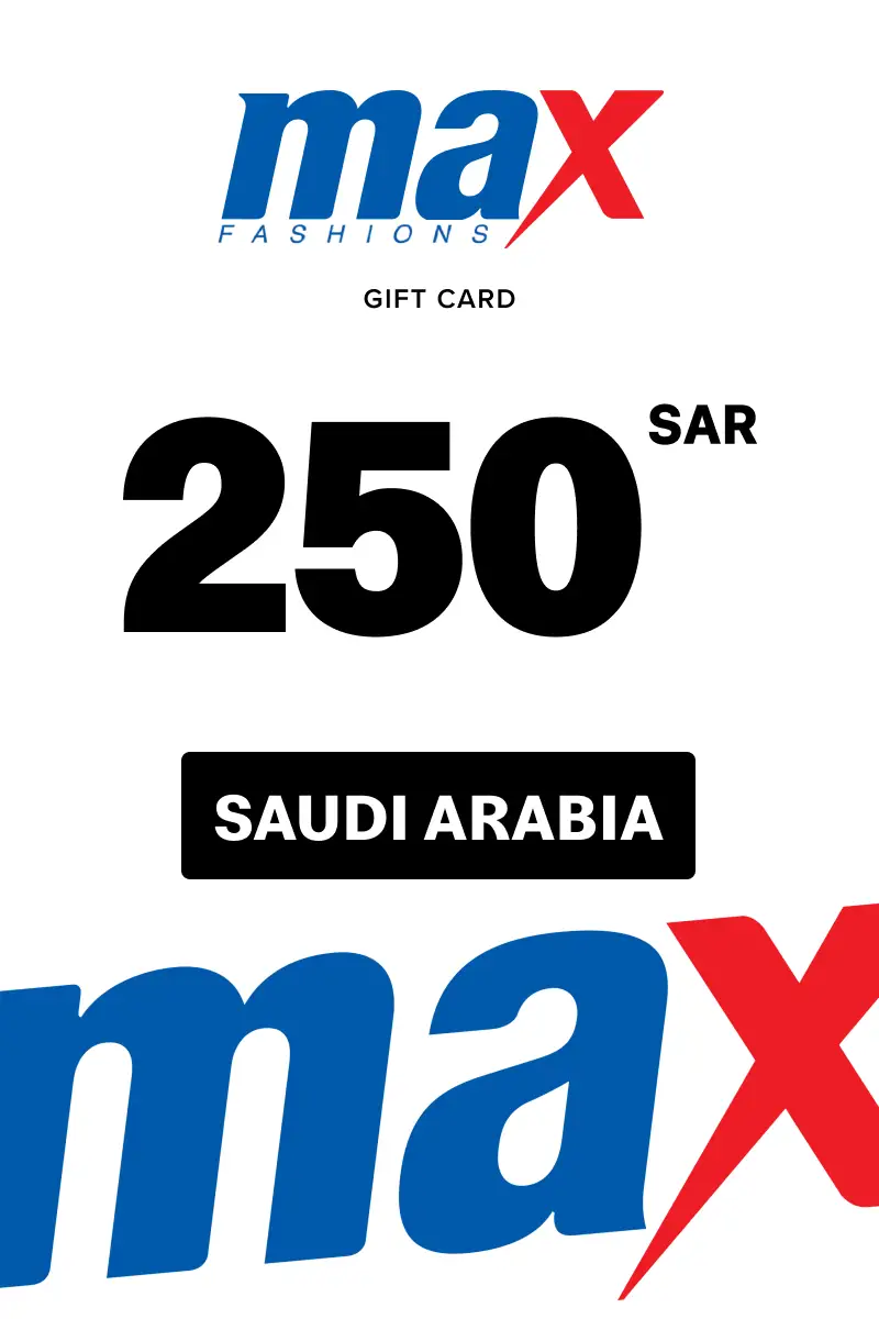 Max Fashion 250 SAR Gift Card (Saudi Arabia) - Digital Key