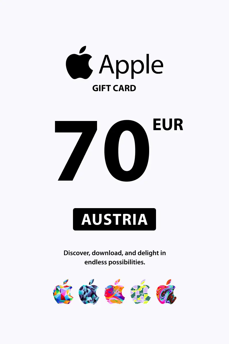 Apple 70 EUR Gift Card (Austria) - Digital Key