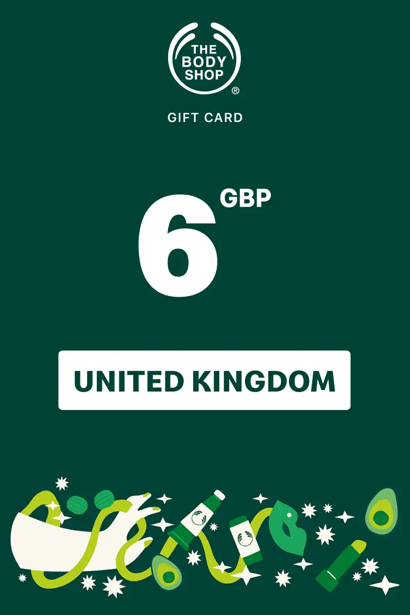 The Body Shop 6 GBP Gift Card (United Kingdom) - Digital Key
