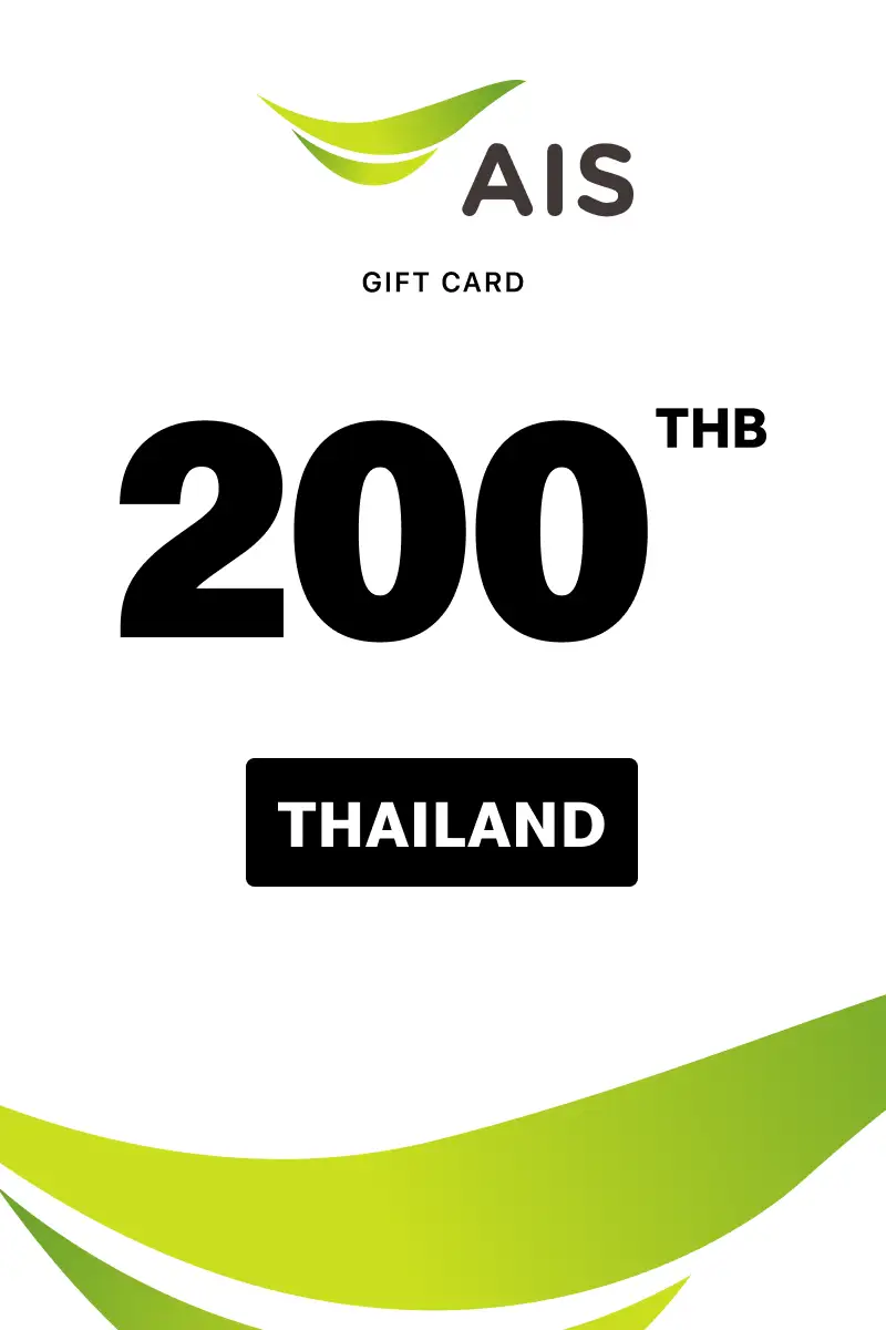 AIS 200 THB Gift Card (Thailand) - Digital Key