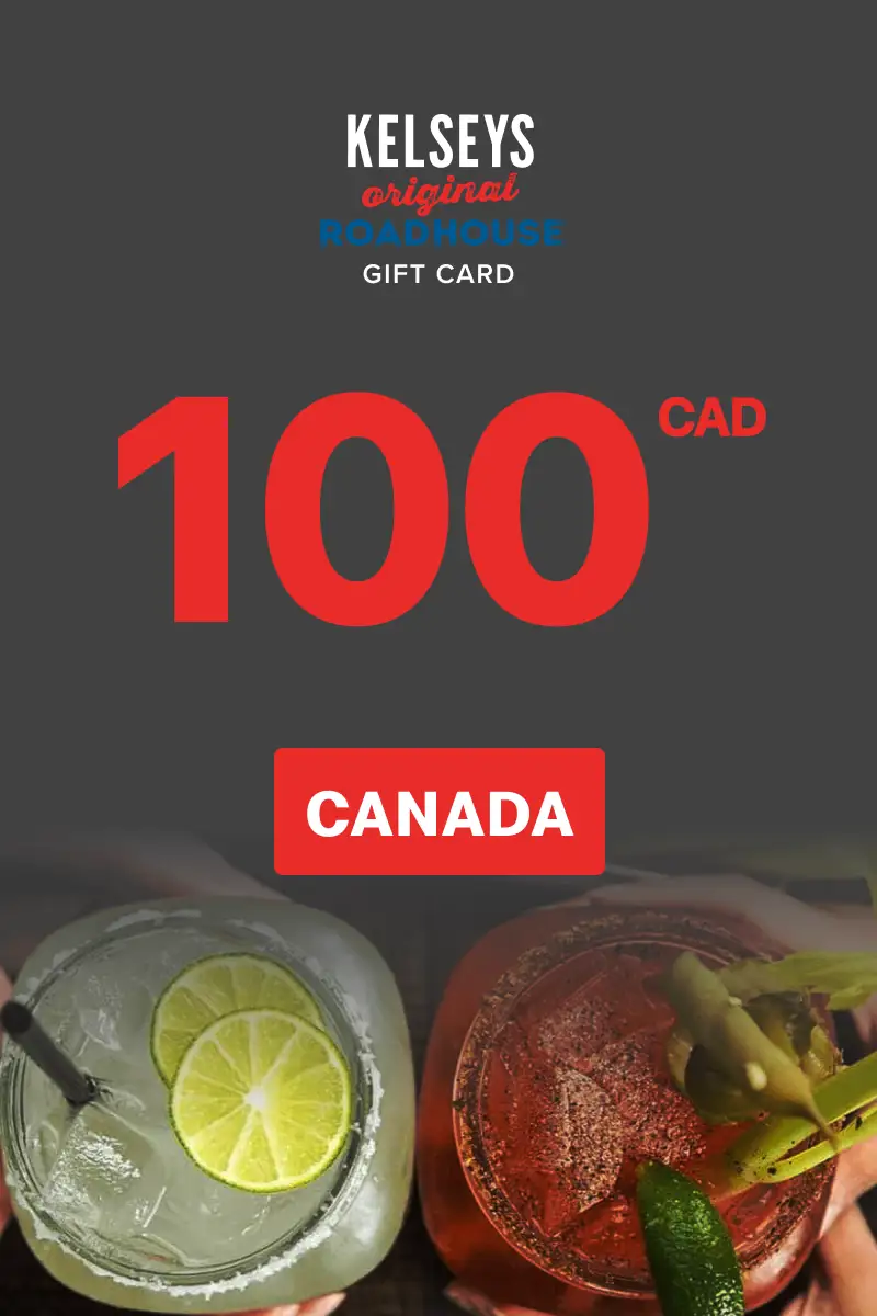 Kelsey's 100 CAD Gift Card (Canada) - Digital Key