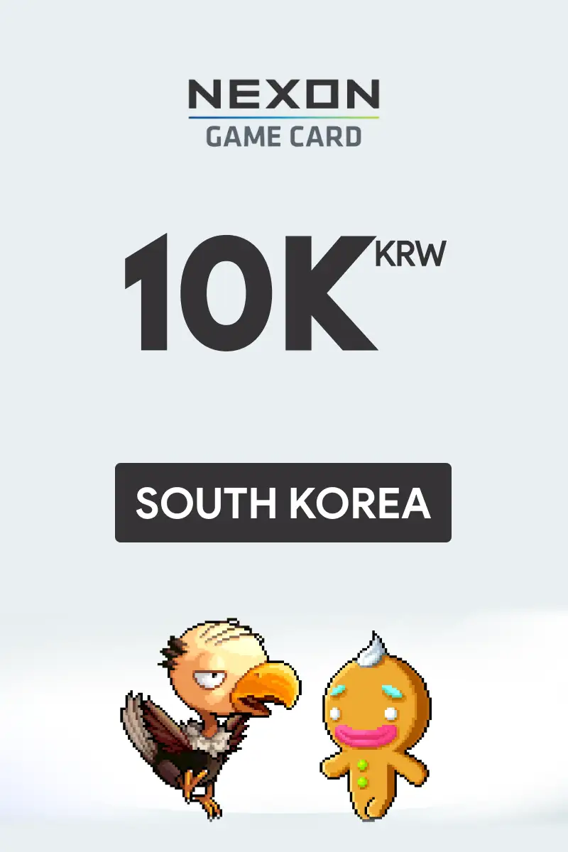 Nexon Game Card 10000 KRW Gift Card (South Korea) - Digital Key