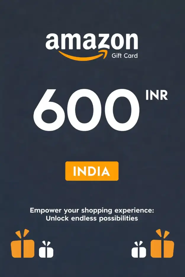 Amazon 600 INR Gift Card (India) - Digital Key