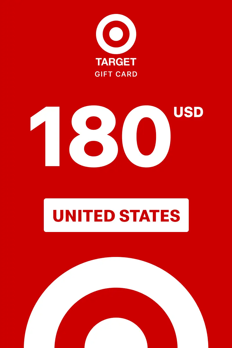 Target 180 USD Gift Card (United States) - Digital Key