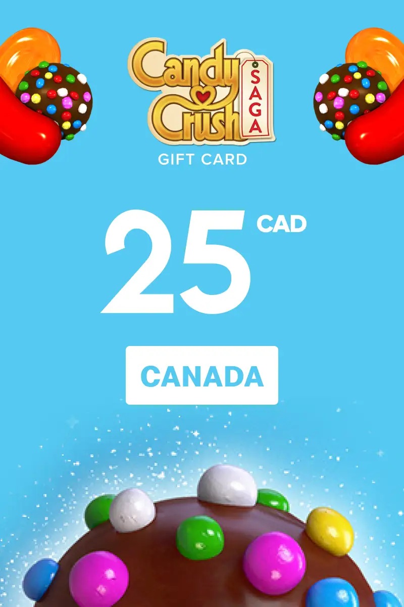 Candy Crush Saga 25 CAD Gift Card (Canada) - Digital Key