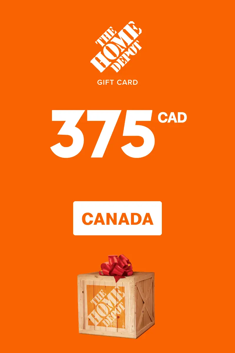 Home Depot 375 CAD Gift Card (Canada) - Digital Key