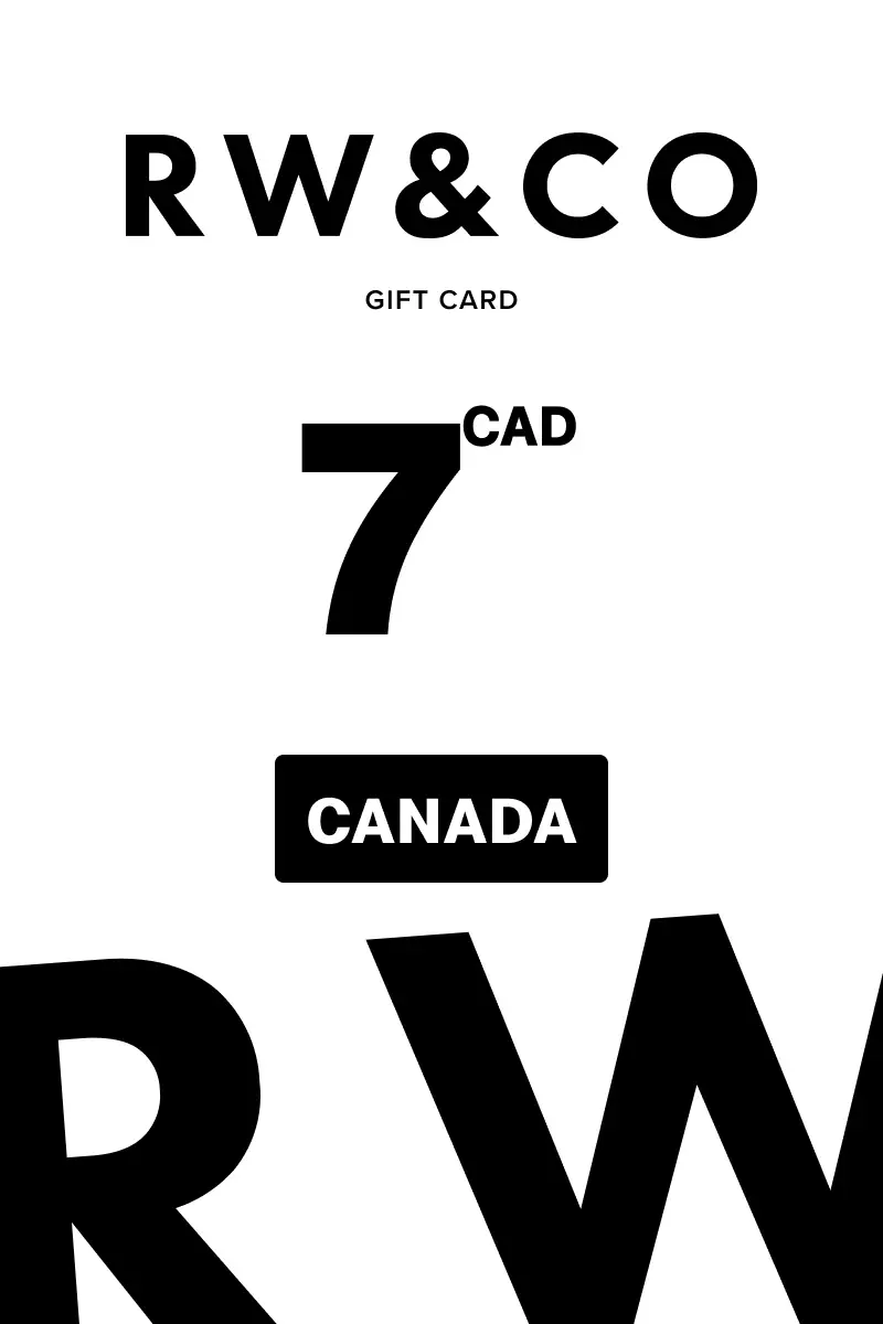 RW and Co 7 CAD Gift Card (Canada) - Digital Key