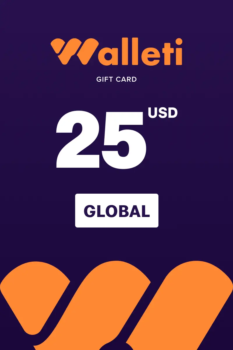 Walleti 25 USD Gift Card (Global) - Digital Key