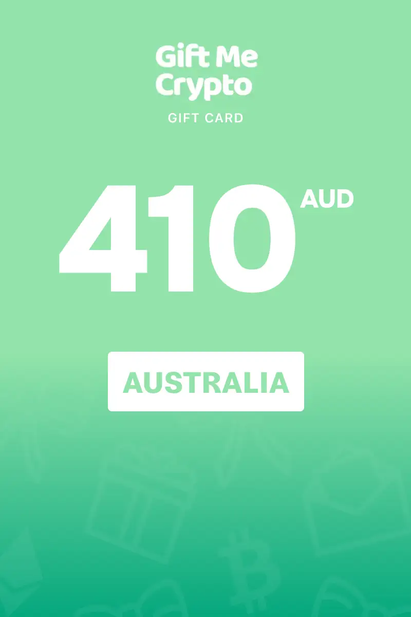 Gift Me Crypto 410 AUD Gift Card (Australia) - Digital Key