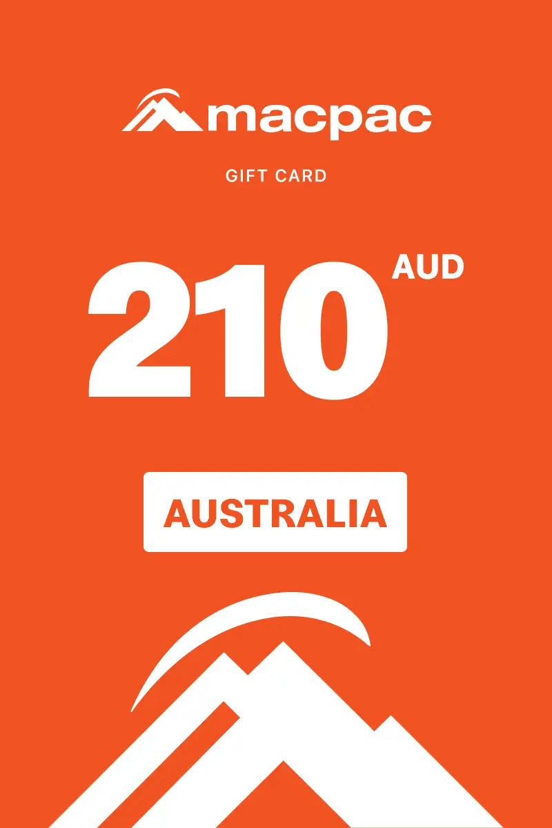 Macpac 210 AUD Gift Card (Australia) - Digital Key