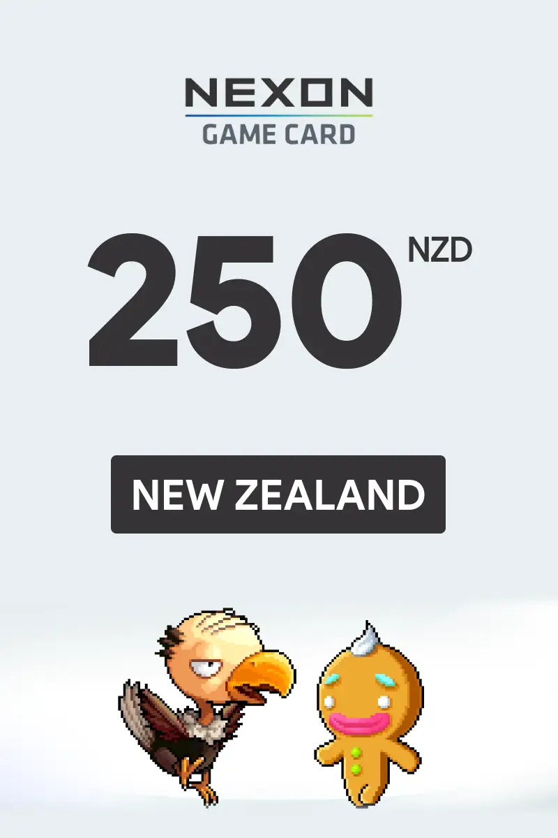 Nexon Game Card 250 NZD Gift Card (New Zealand) - Digital Key