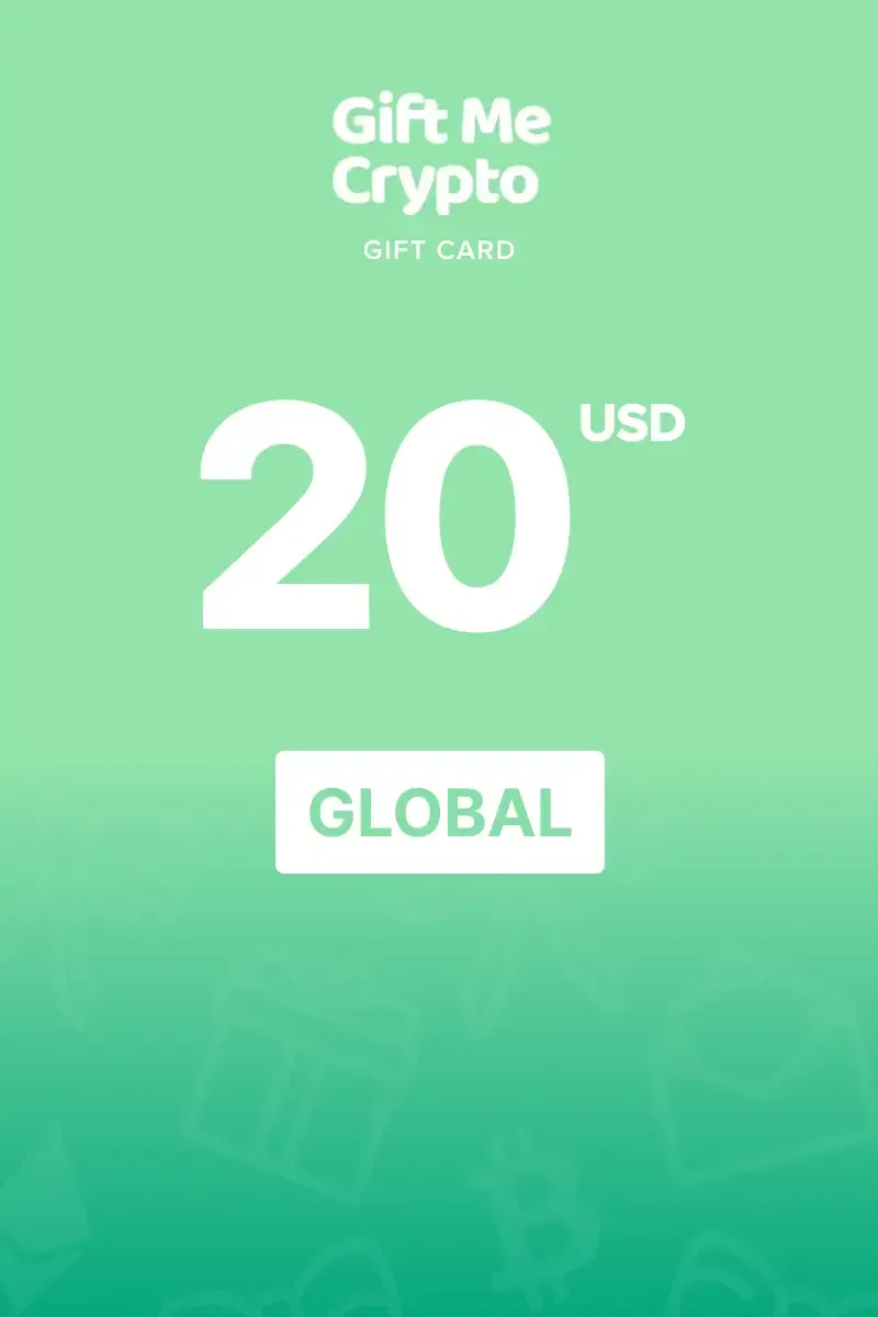 Gift Me Crypto 20 USD Gift Card (Global) - Digital Key