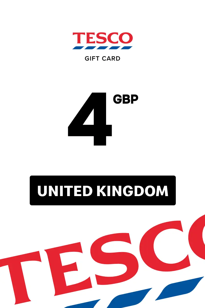 Tesco 4 GBP Gift Card (United Kingdom) - Digital Key