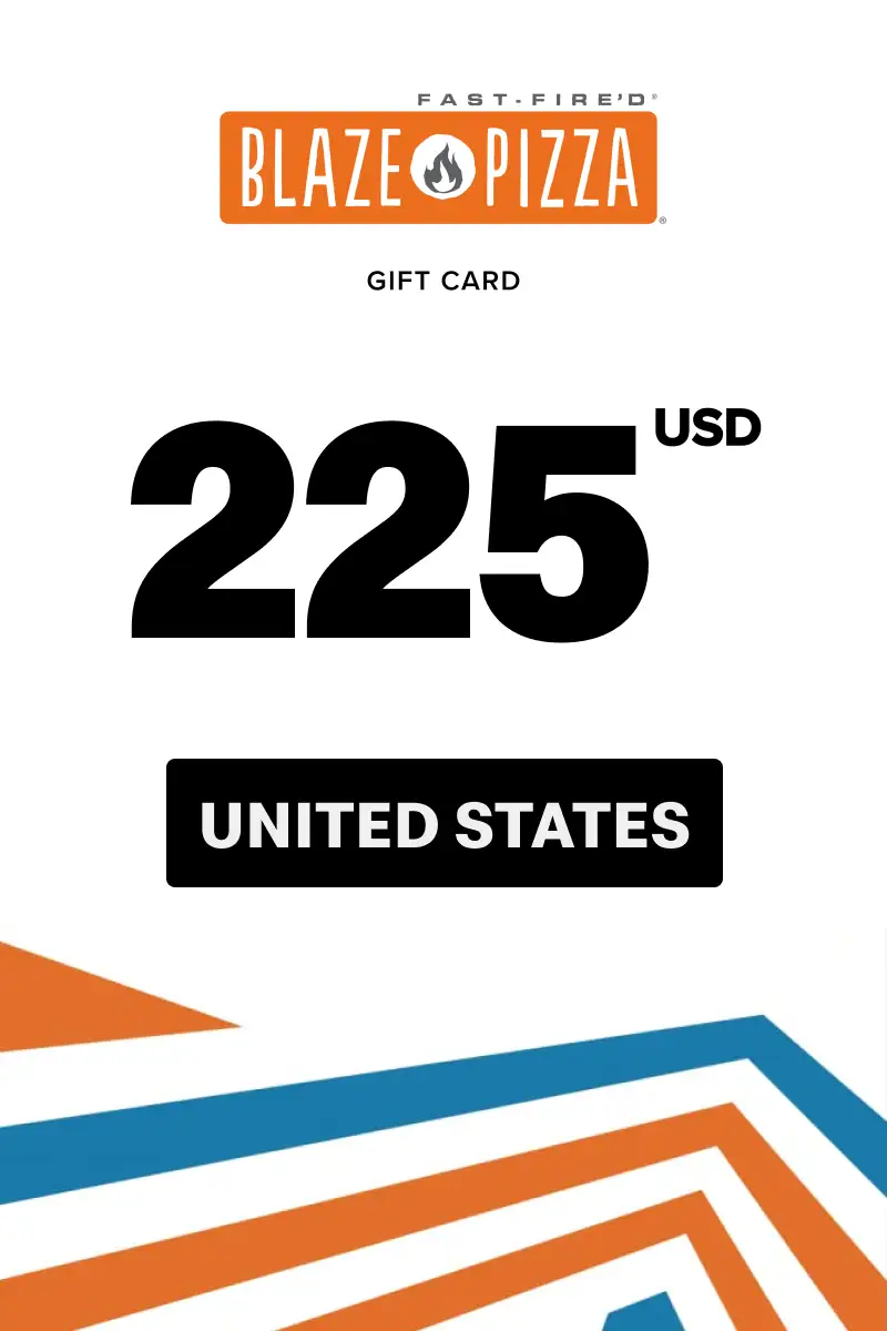 Blaze Pizza 225 USD Gift Card (United States) - Digital Key