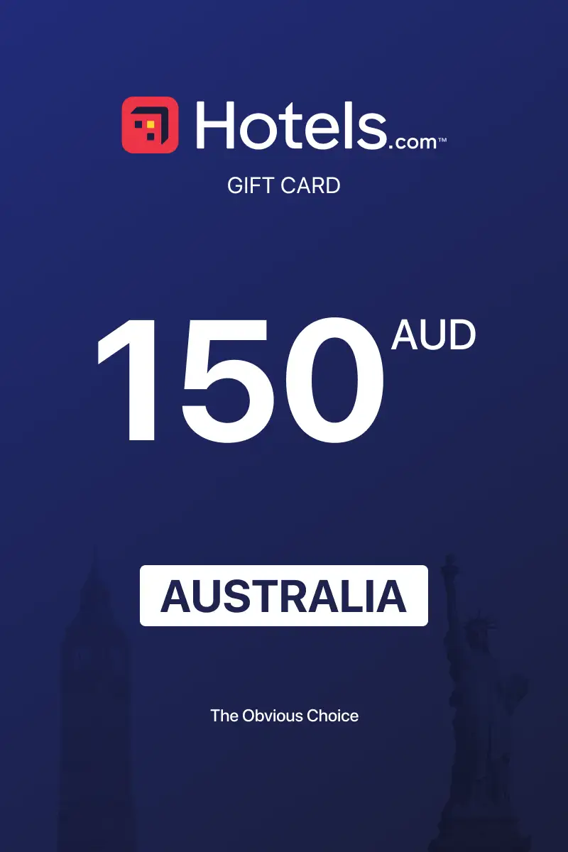 Hotels.com 150 AUD Gift Card (Australia) - Digital Key