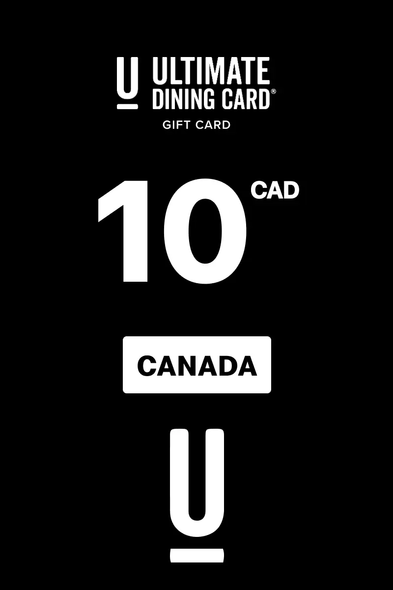 The Ultimate Dining 10 CAD Gift Card (Canada) - Digital Key