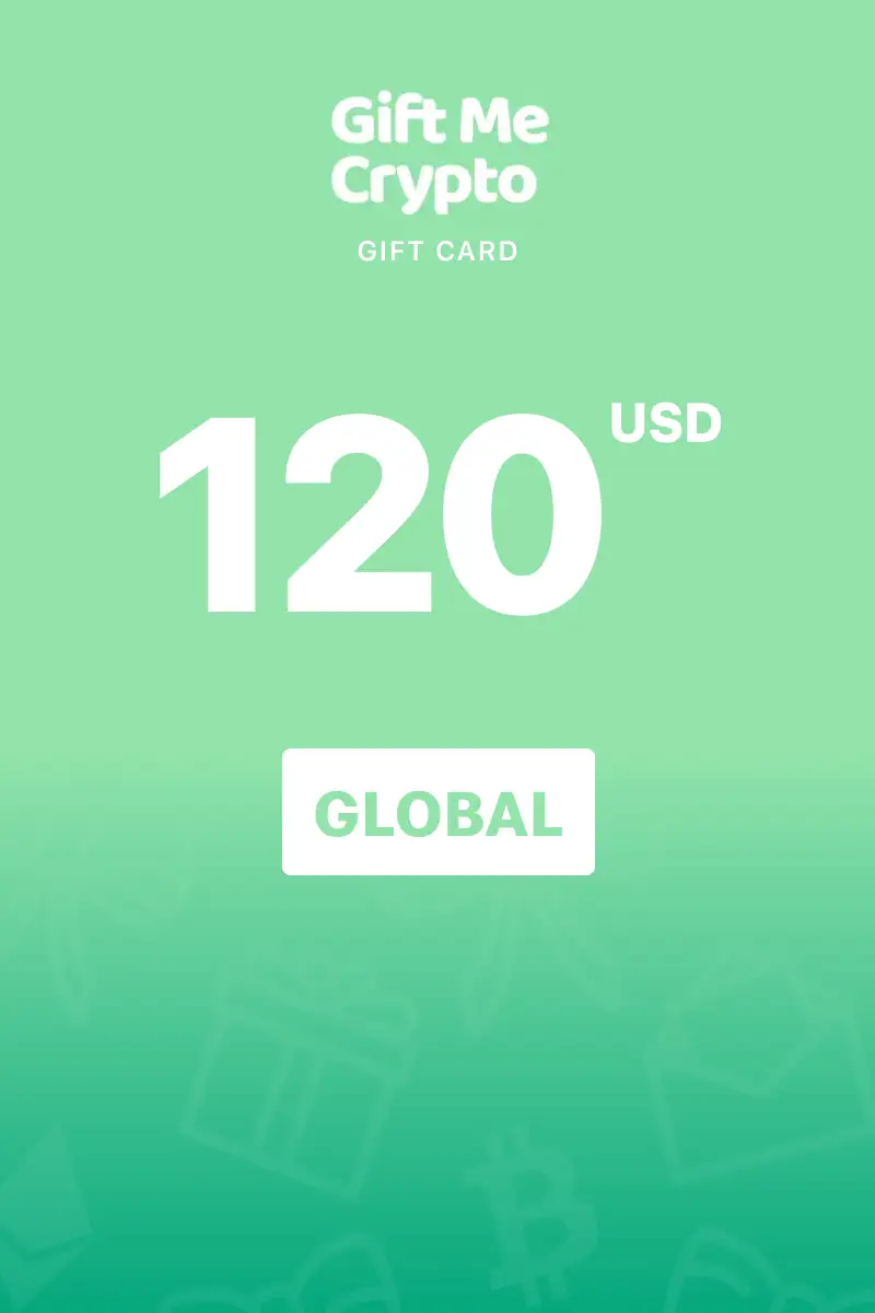Gift Me Crypto 120 USD Gift Card (Global) - Digital Key