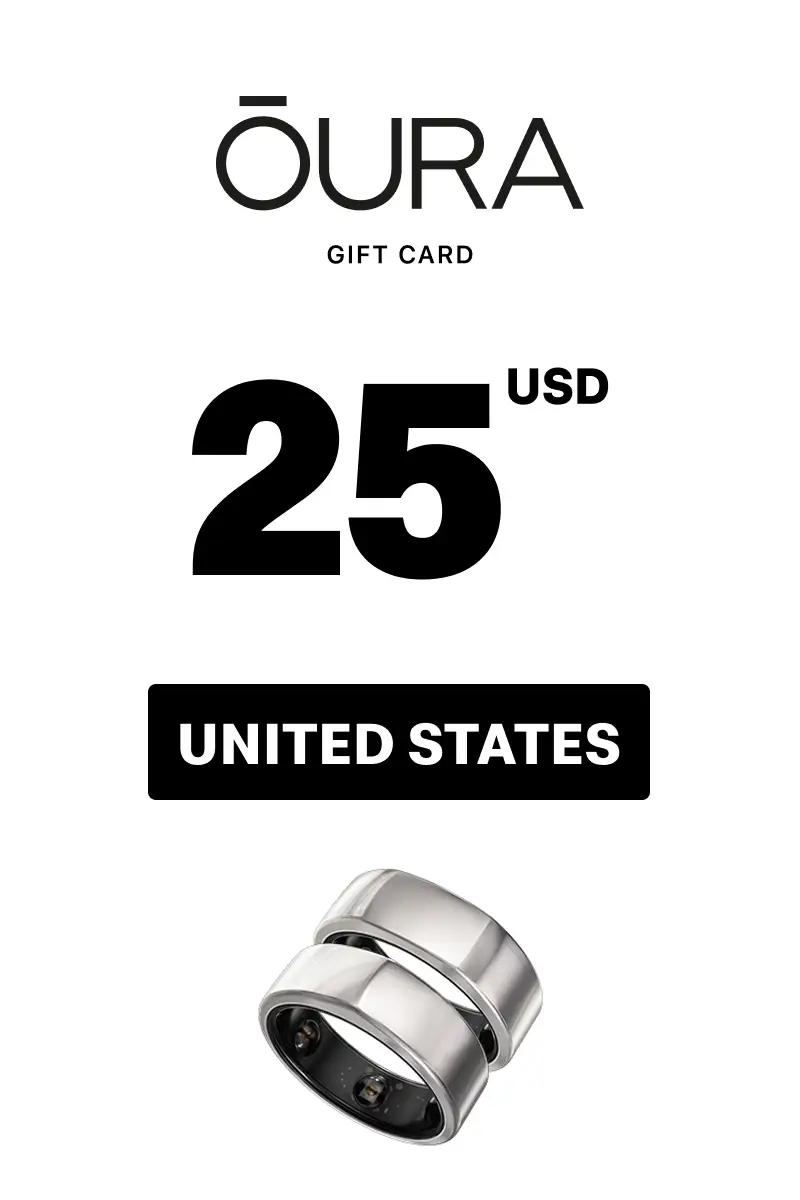 Oura Ring 25 USD Gift Card (United States) - Digital Key