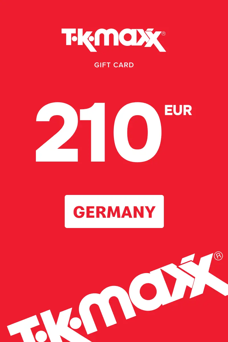 TK Maxx 210 EUR Gift Card (Germany) - Digital Key