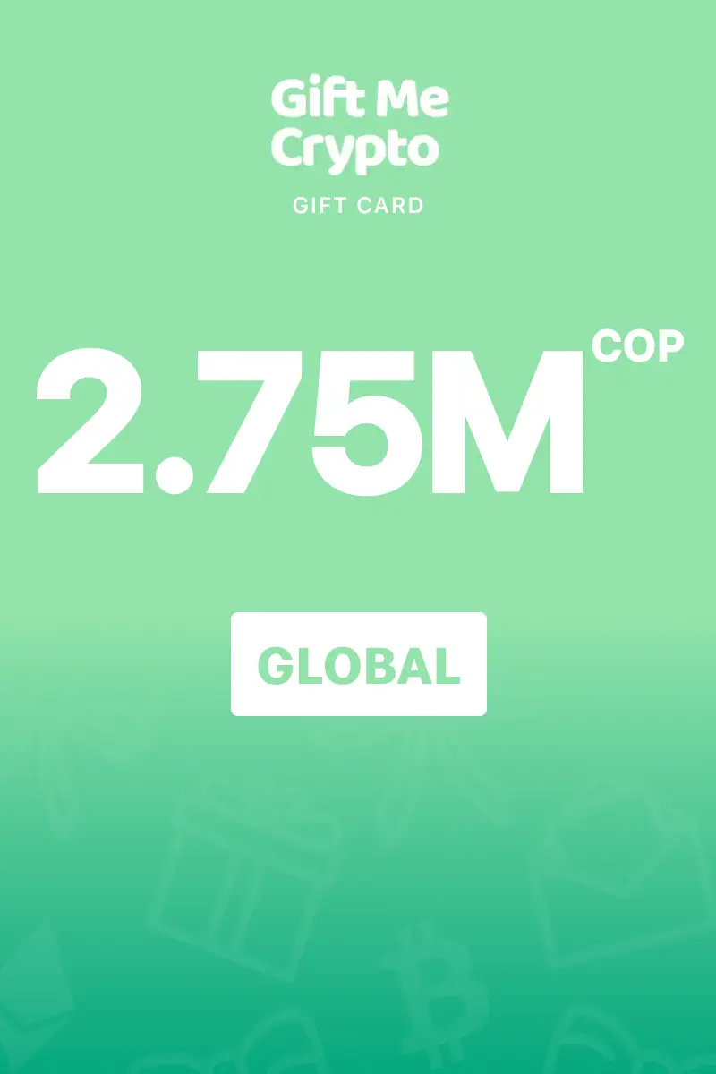 Gift Me Crypto 2750000 COP Gift Card (Global) - Digital Key
