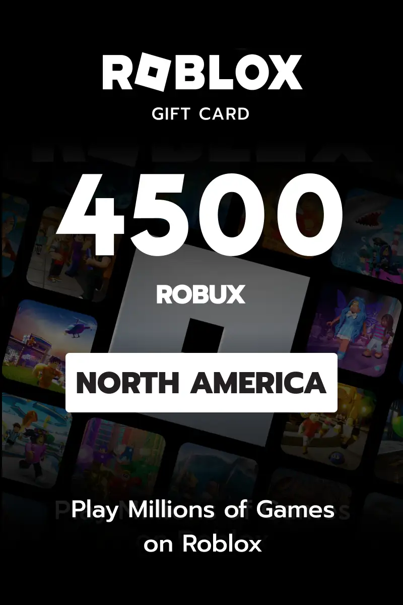 Roblox - 4500 Robux (North America) - Digital Key