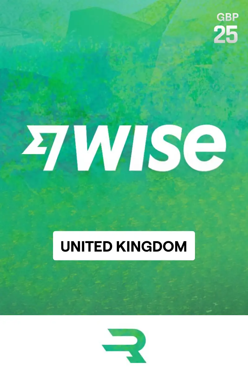 Rewarble Wise 25 GBP Gift Card (United Kingdom) - Rewarble - Digital Key