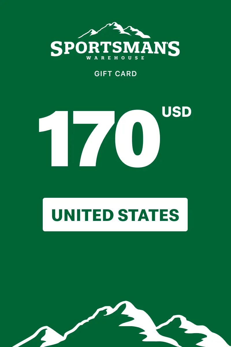 Sportsman's Warehouse 170 USD Gift Card (United States) - Digital Key