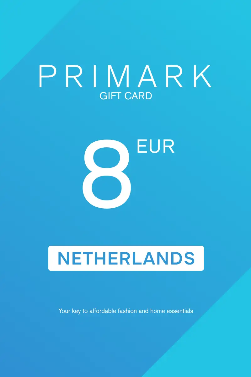 Primark 8 EUR Gift Card (Netherlands) - Digital Key