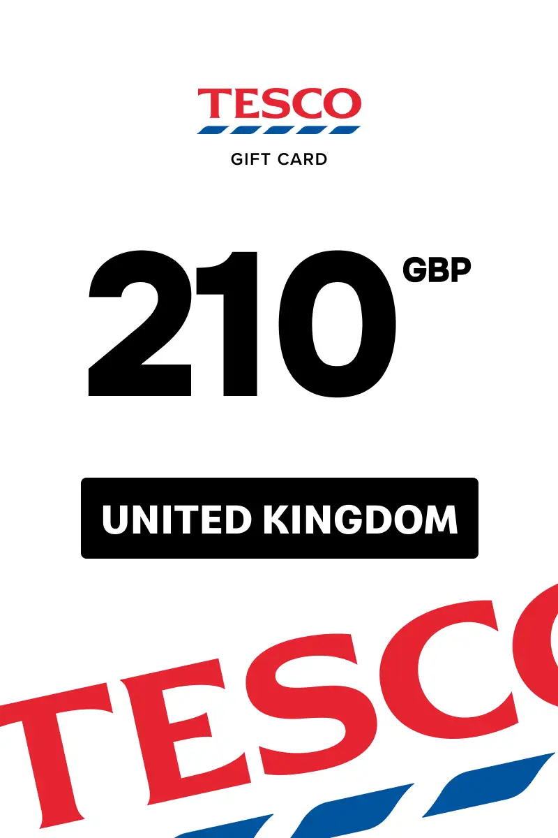 Tesco 210 GBP Gift Card (United Kingdom) - Digital Key