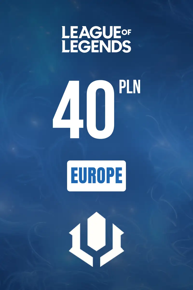 League of Legends 40 PLN Gift Card (Europe) - Digital Key