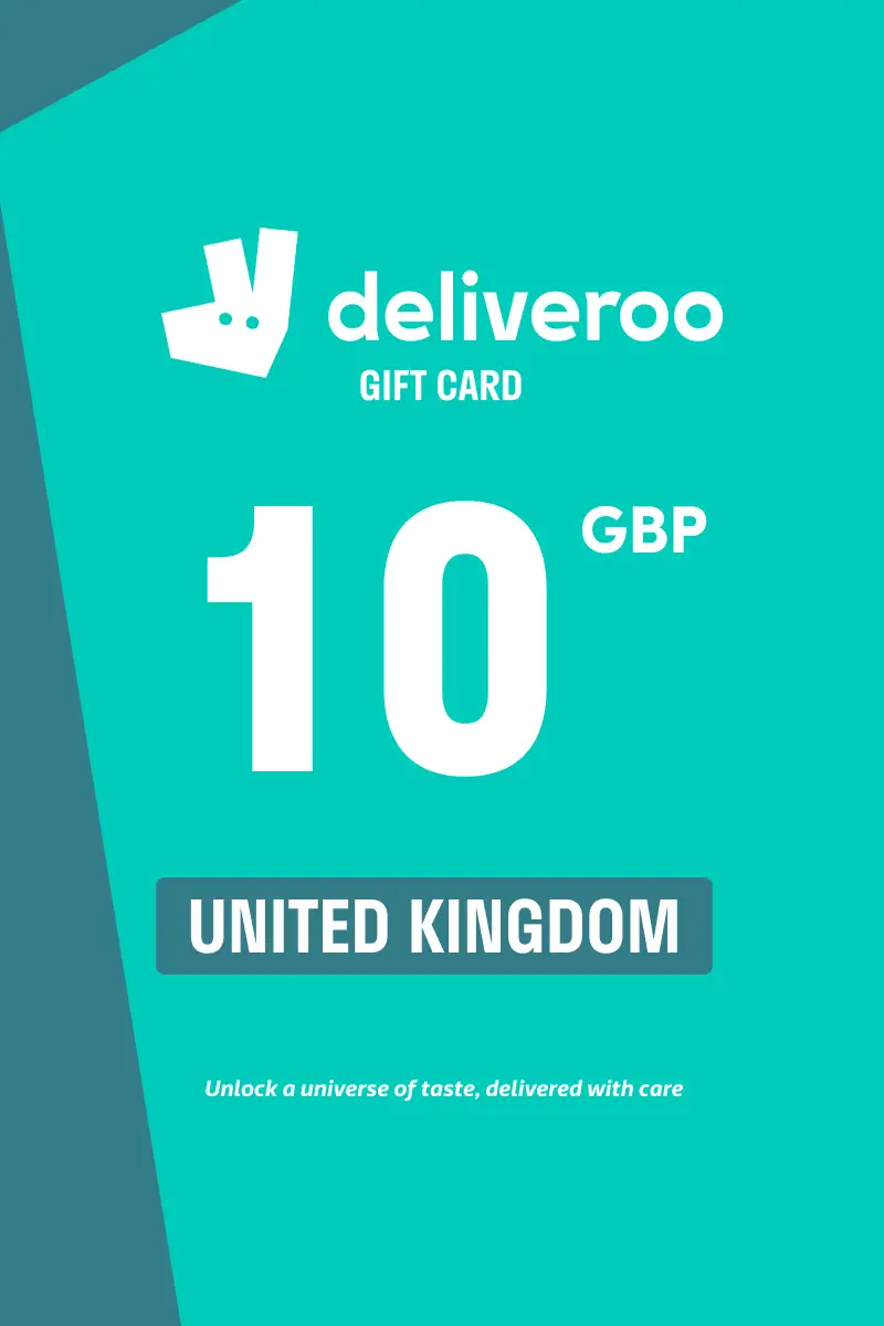 Deliveroo 10 GBP Gift Card (United Kingdom) - Digital Key