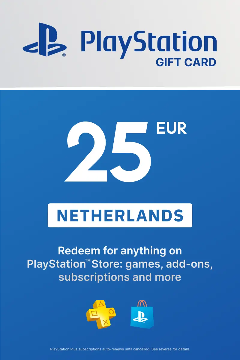 PlayStation Store 25 EUR Gift Card (Netherlands) - Digital Key
