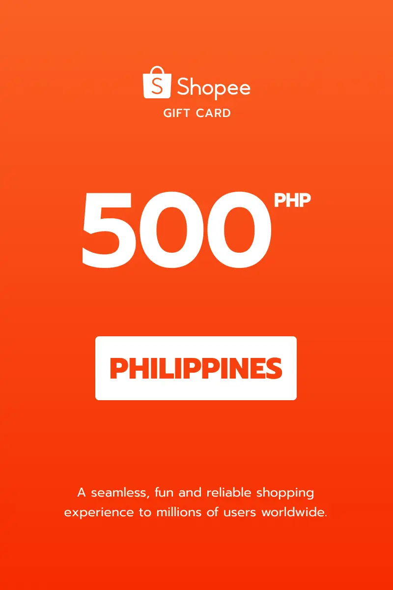 Shopee 500 PHP Gift Card (Philippines) - Digital Key