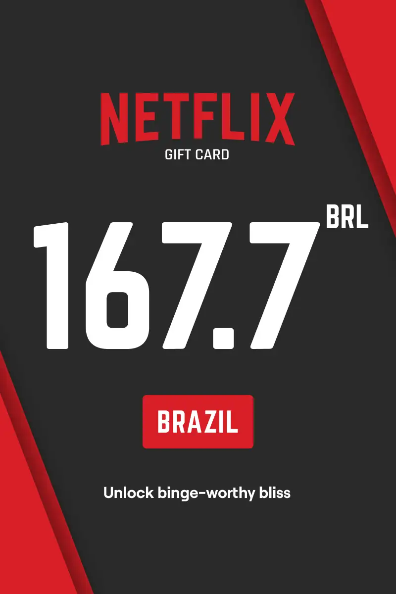 Netflix 167.70 BRL Gift Card (Brazil) - Digital Key