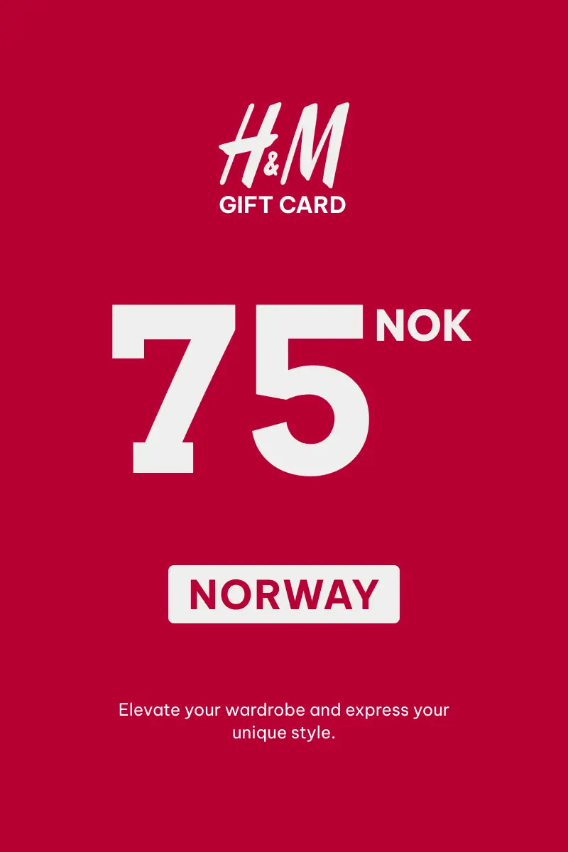 HandM 75 NOK Gift Card (Norway) - Digital Key