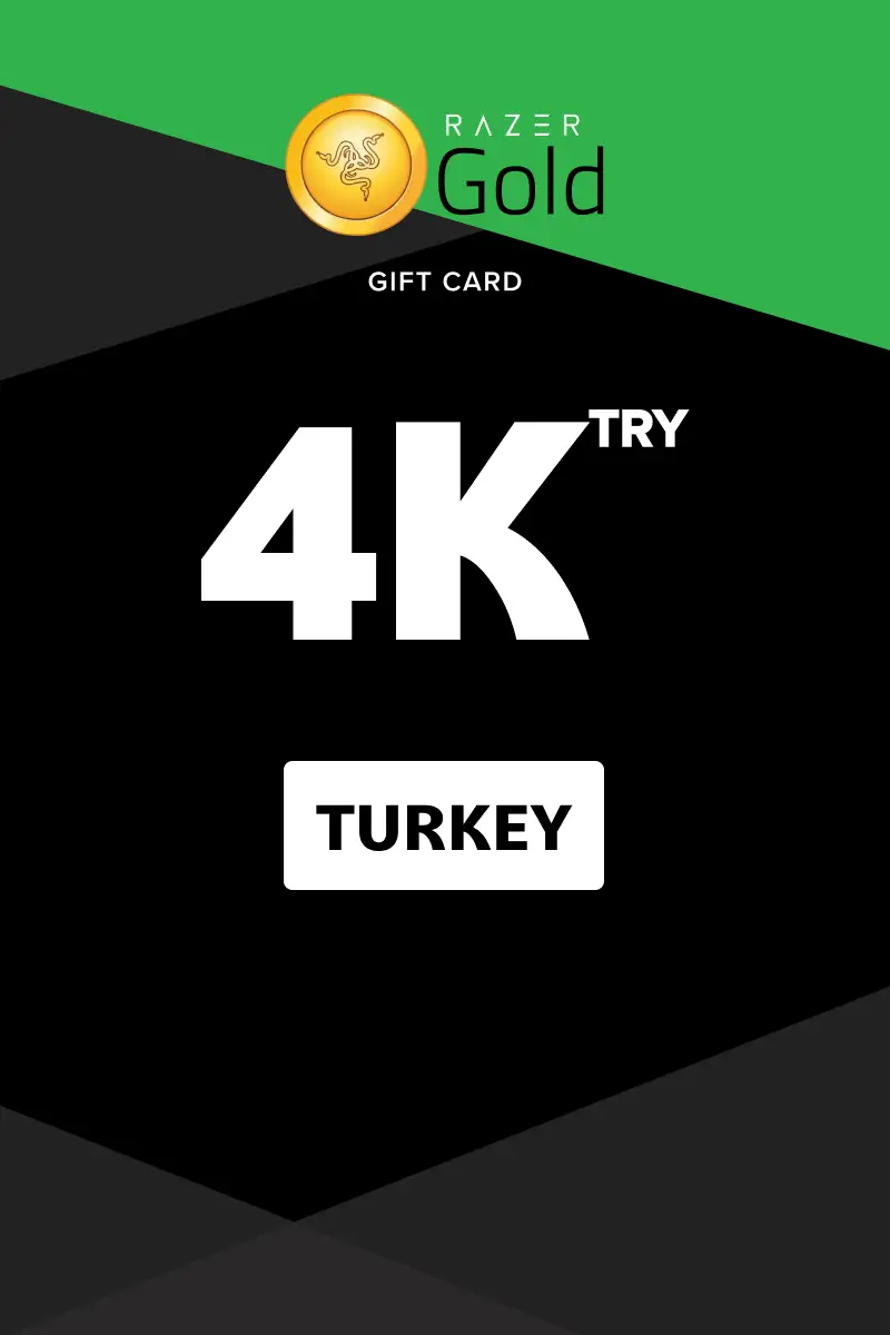 Razer Gold 4000 TRY Gift Card (Turkey) - Digital Key