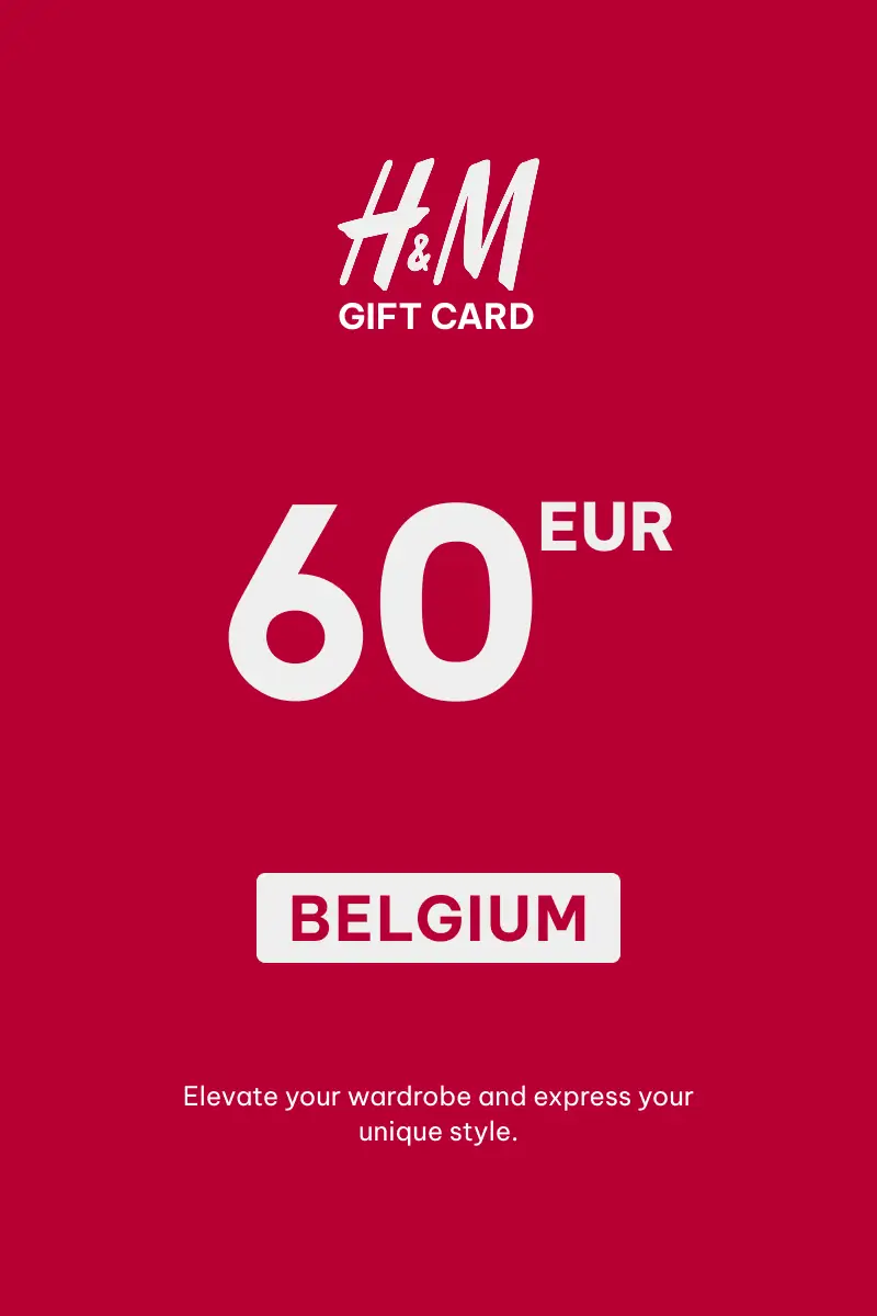 HandM 60 EUR Gift Card (Belgium) - Digital Key