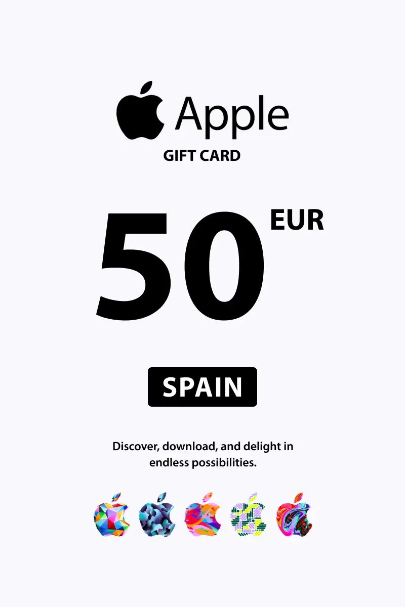 Apple 50 EUR Gift Card (Spain) - Digital Key