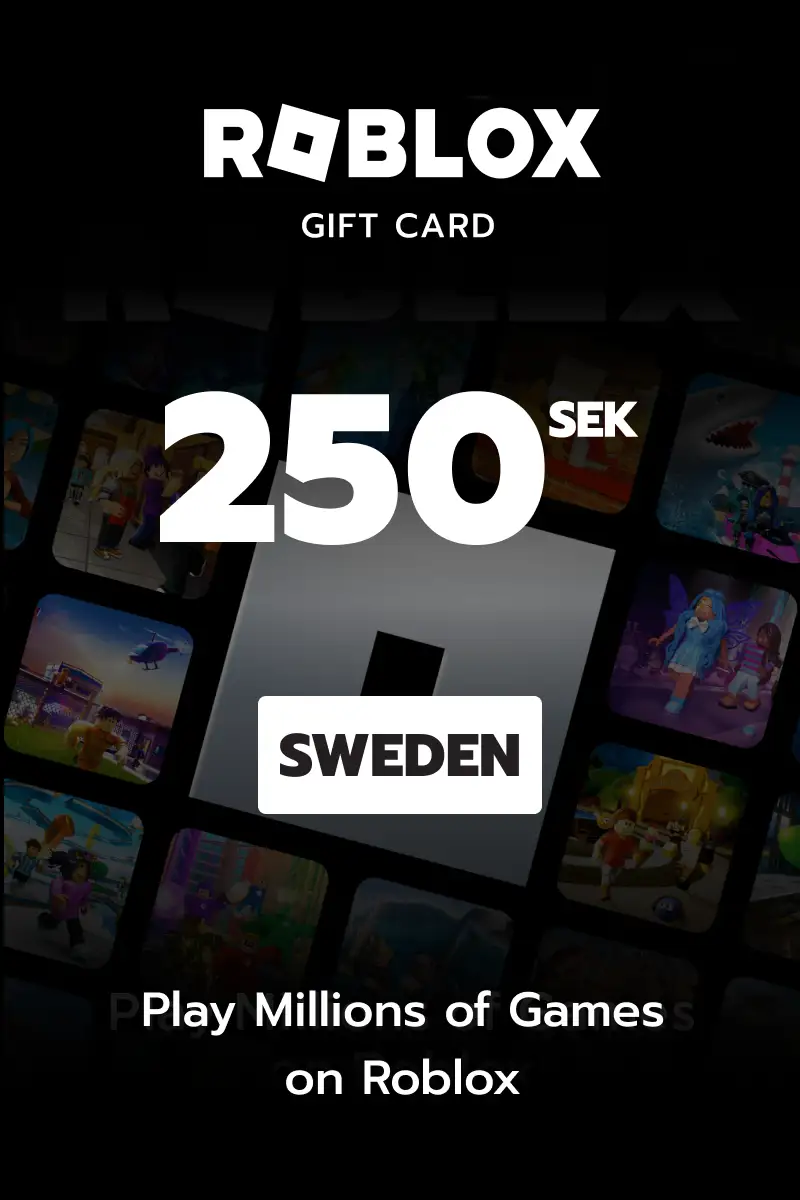 Roblox 250 SEK Gift Card (Sweden) - Digital Key