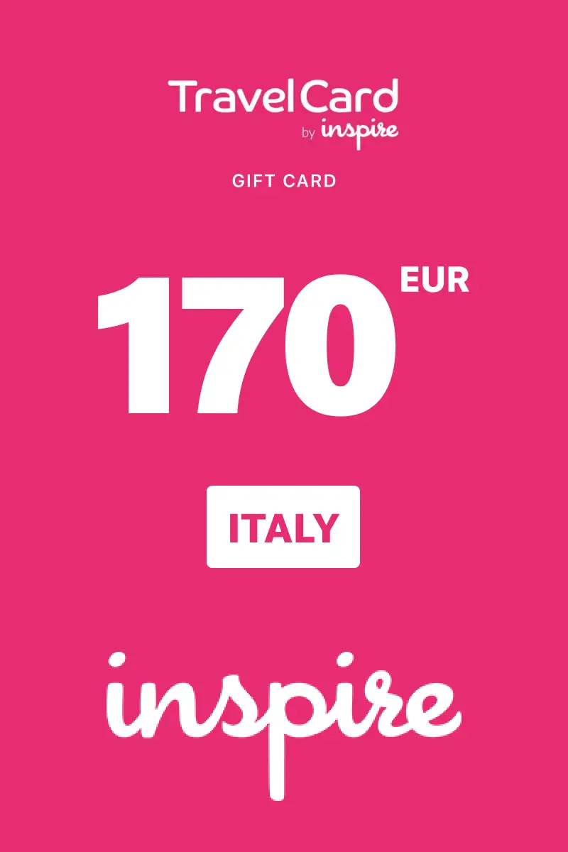 TravelCard by Inspire 170 EUR Gift Card (Italy) - Digital Key