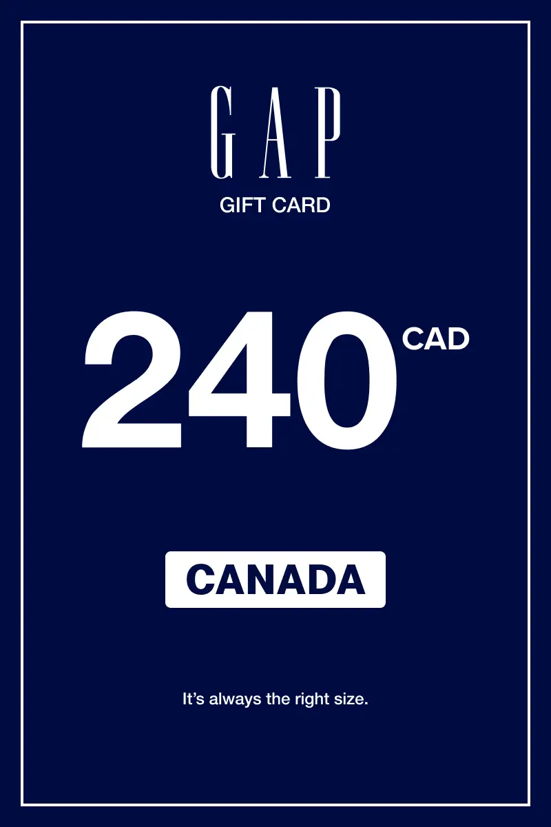 Gap 240 CAD Gift Card (Canada) - Digital Key