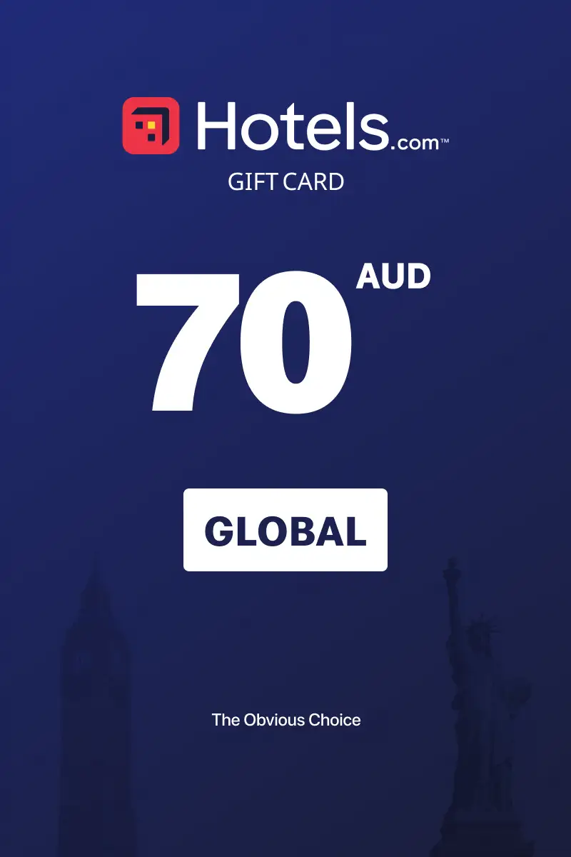 Hotels.com 70 AUD Gift Card (Global) - Digital Key