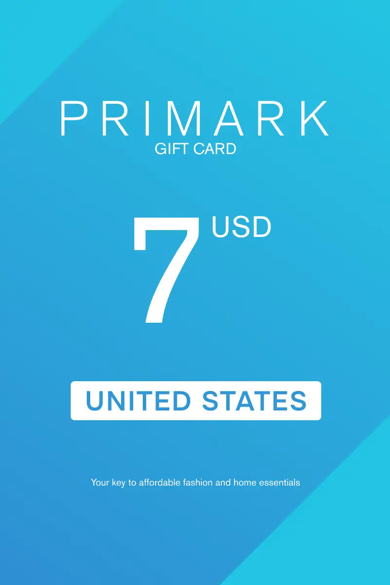 Primark 7 USD Gift Card (United States) - Digital Key