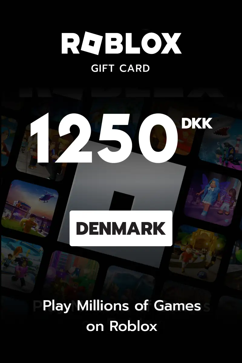 Roblox 1250 DKK Gift Card (Denmark) - Digital Key