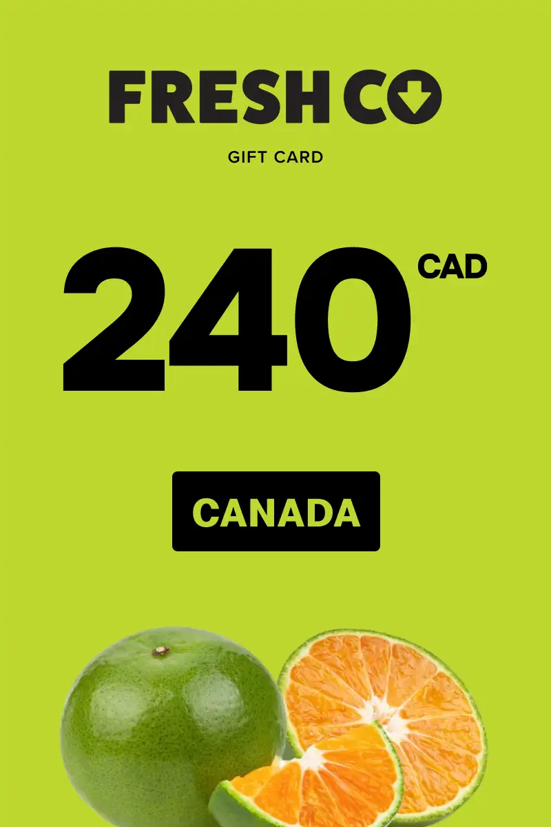 FreshCo 240 CAD Gift Card (Canada) - Digital Key