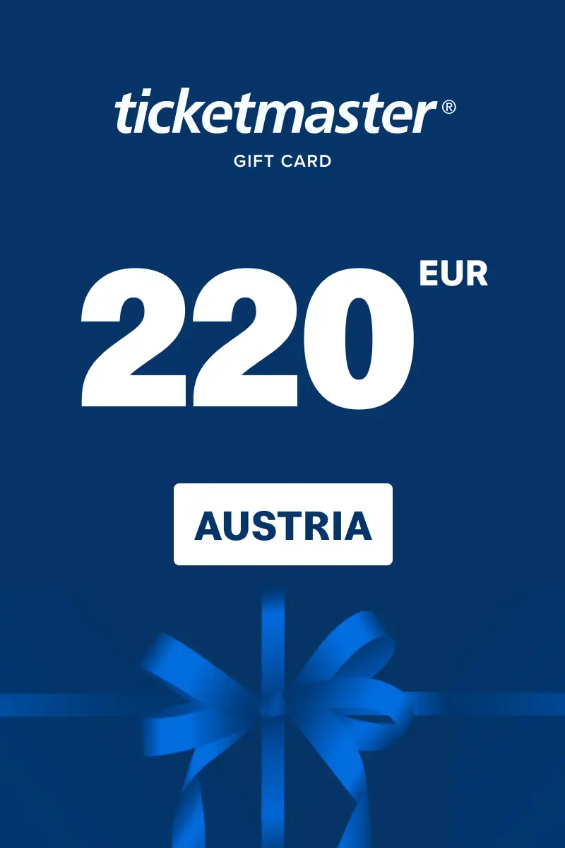 Ticketmaster 220 EUR Gift Card (Austria) - Digital Key