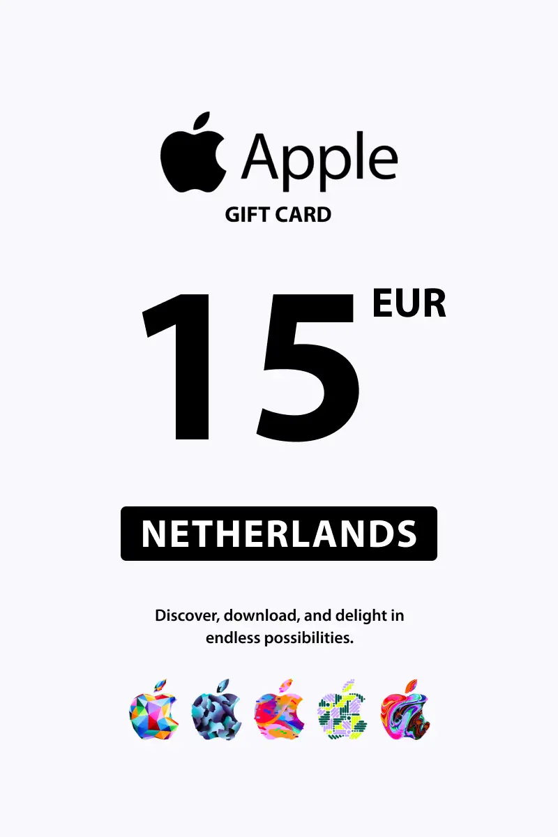 Apple 15 EUR Gift Card (Netherlands) - Digital Key