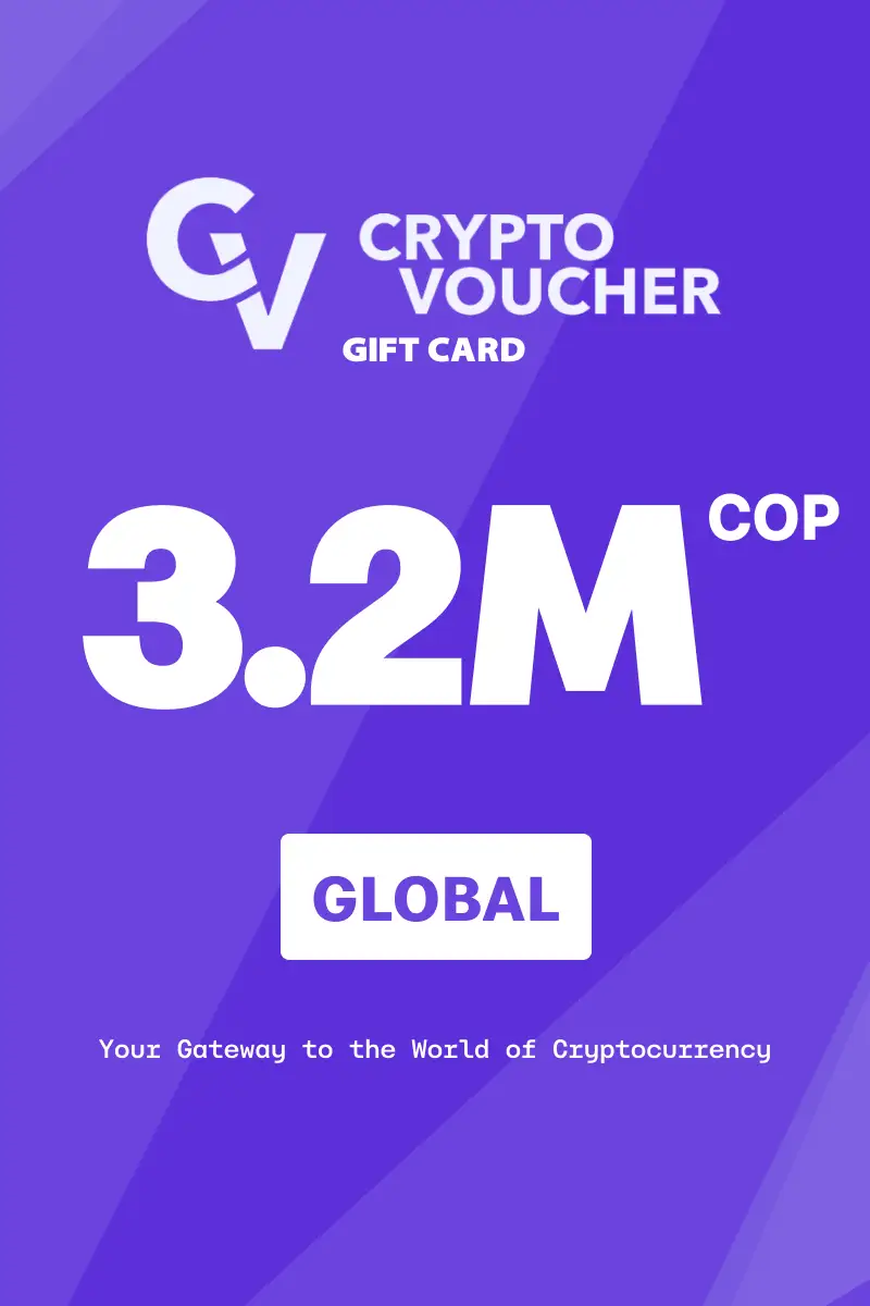 Crypto Voucher 3200000 COP Gift Card (Global) - Digital Key