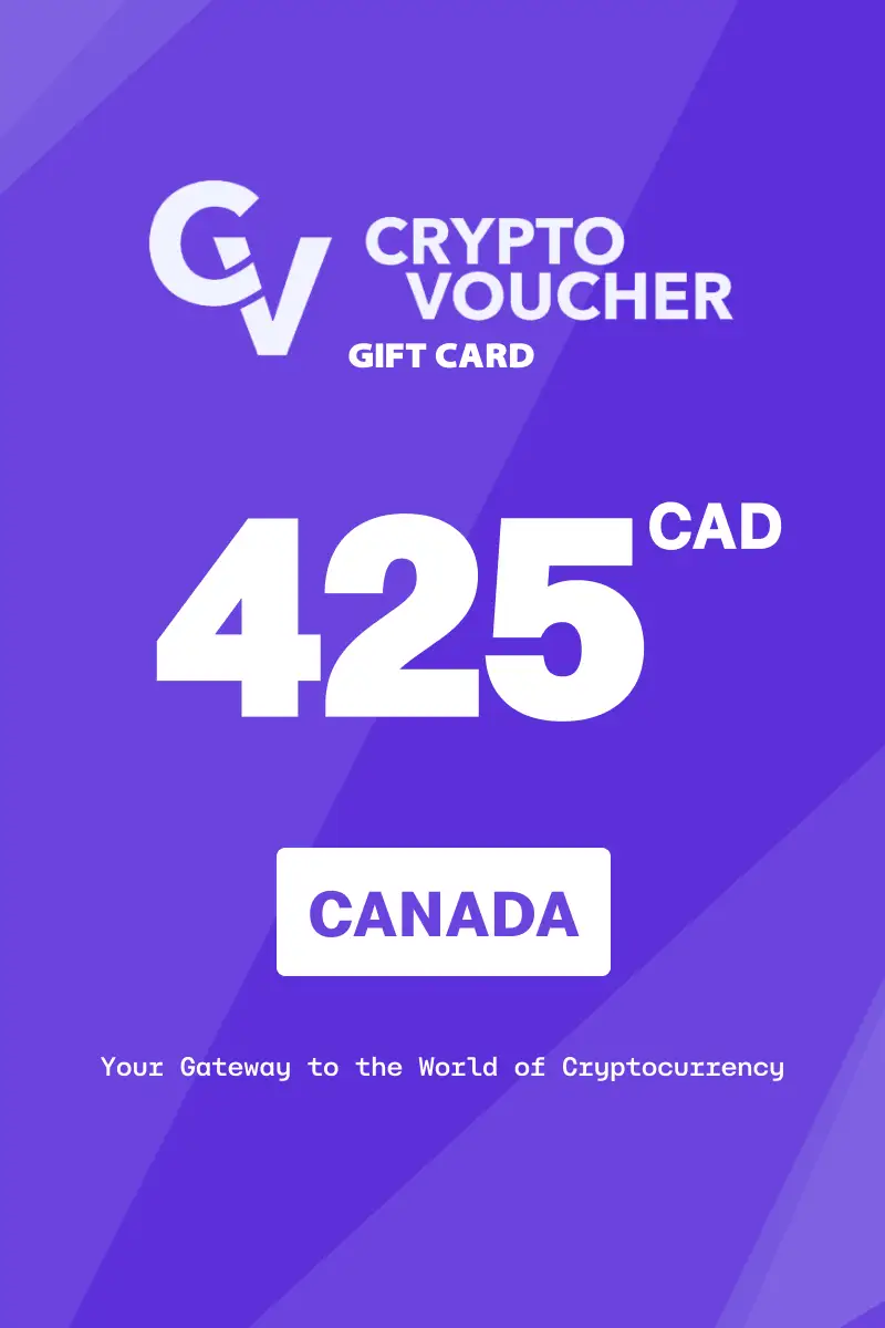 Crypto Voucher 425 CAD Gift Card (Canada) - Digital Key