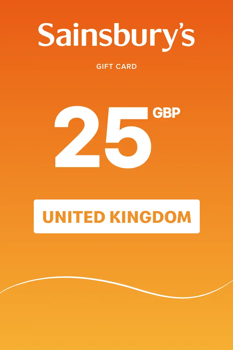 Sainsbury's 25 GBP Gift Card (United Kingdom) - Digital Key